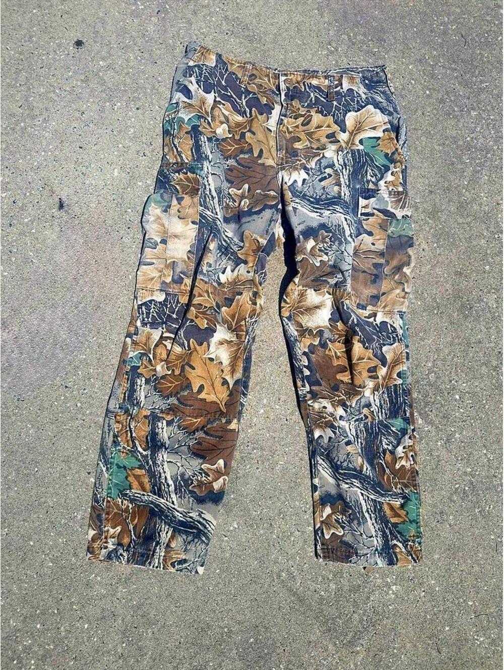 Vintage RedHead Realtree Camo Cargo Hunting Pants USA 32x30